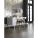 Camden 63 X 28 inch High Gloss White / Polished Desk